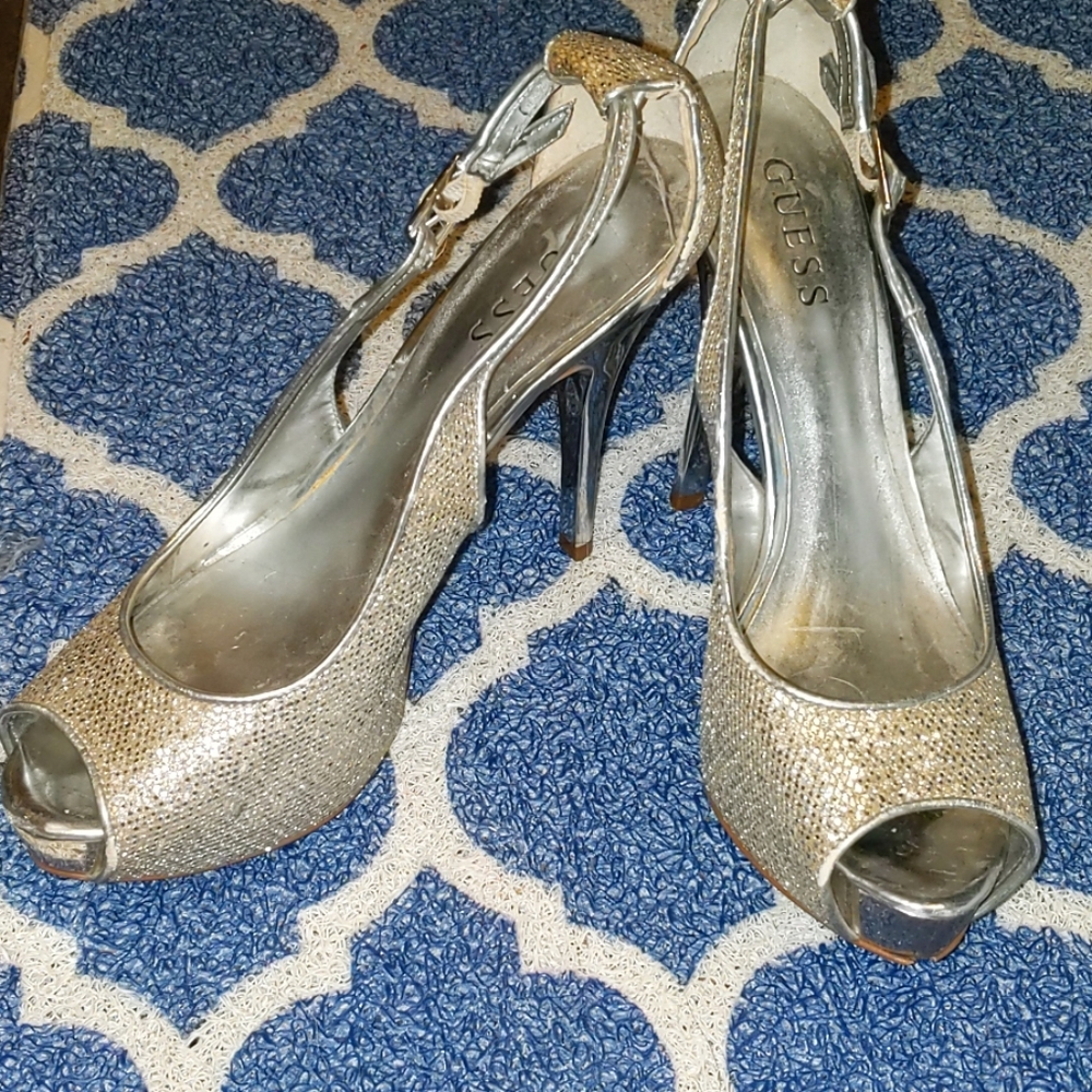 Silver heels